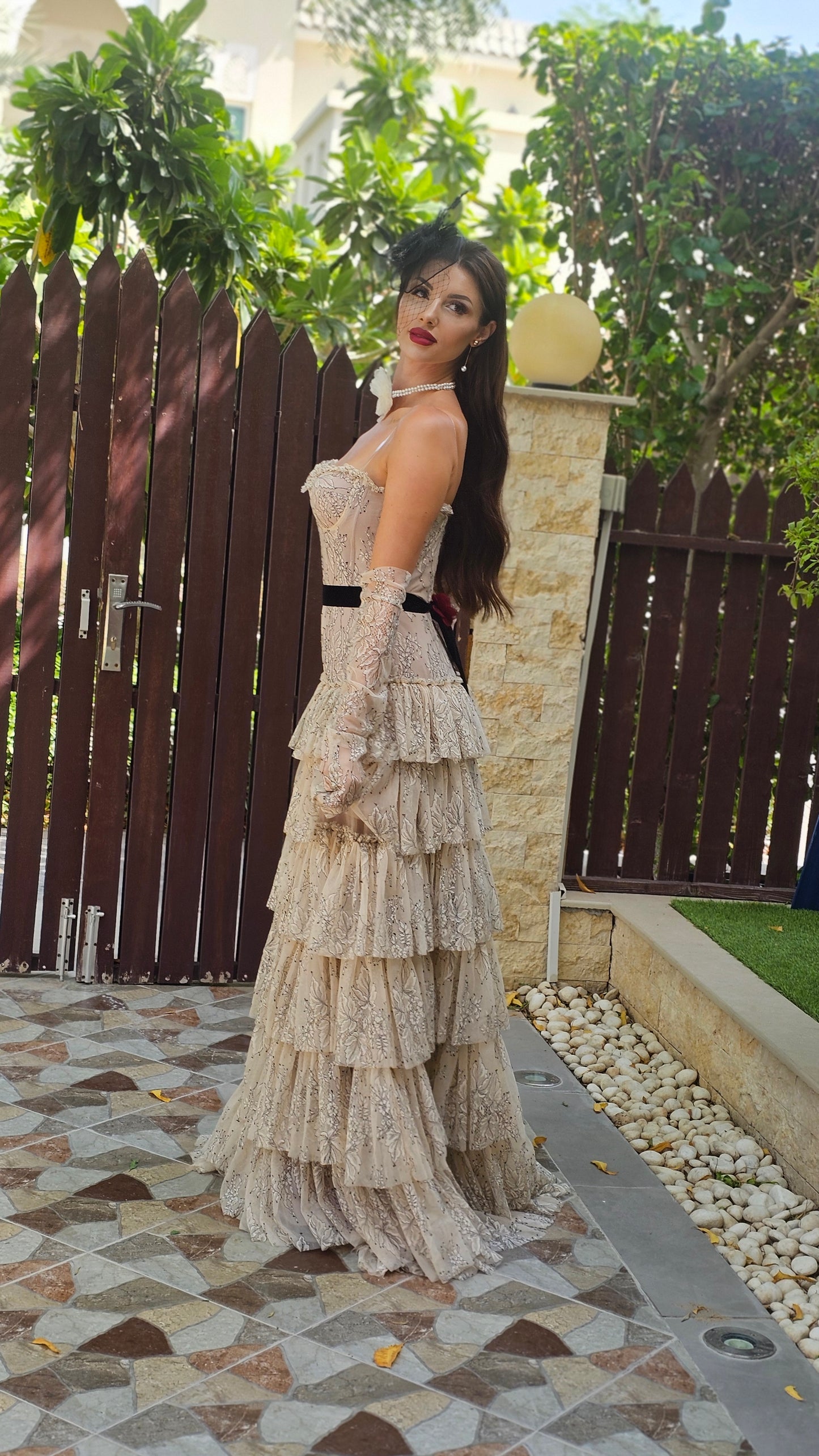 Evening Blossom Dress