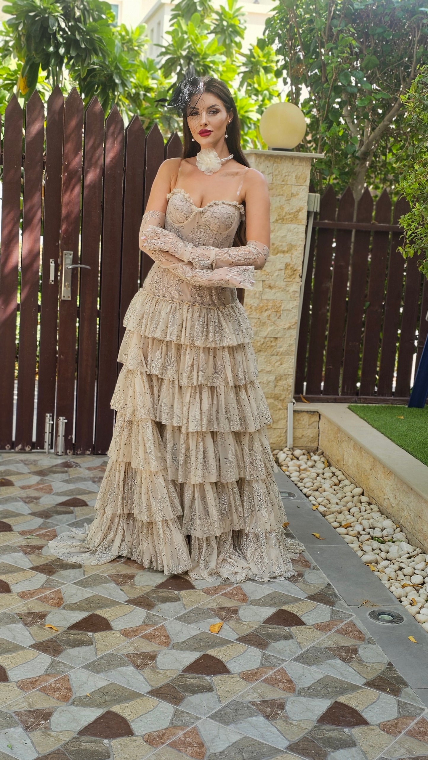 Evening Blossom Dress