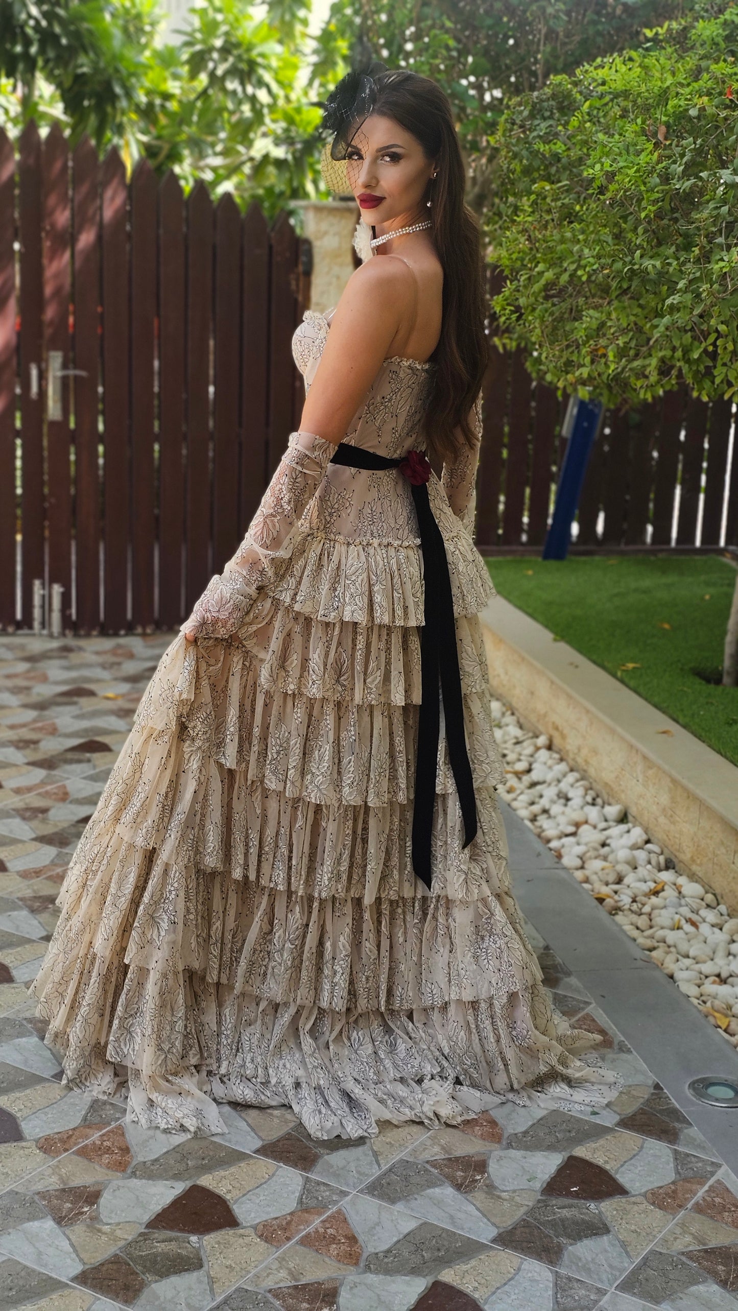 Evening Blossom Dress