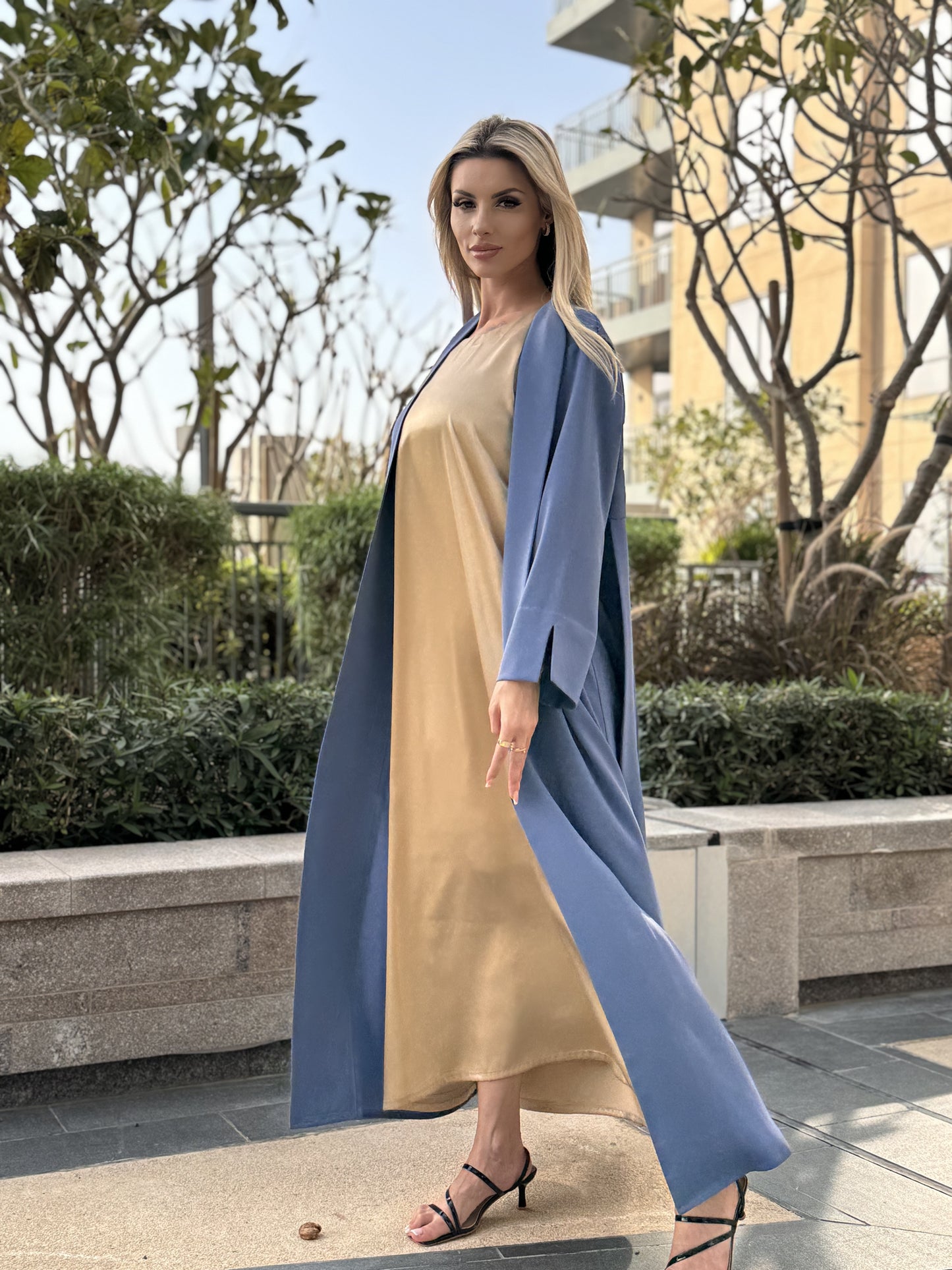 Blue Abaya
