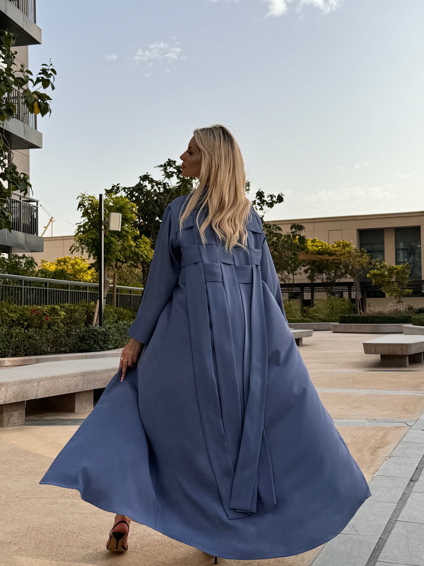 Blue Abaya