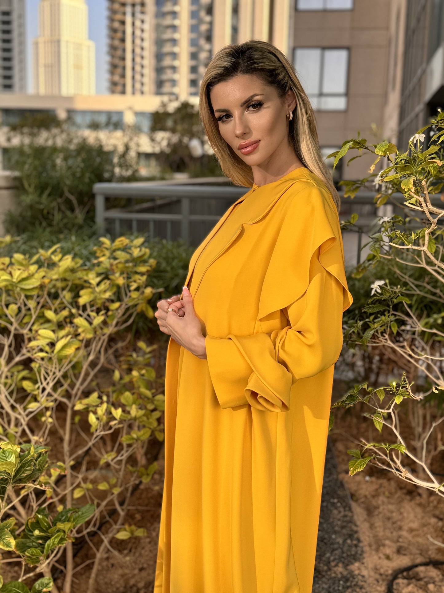 Yellow Abaya
