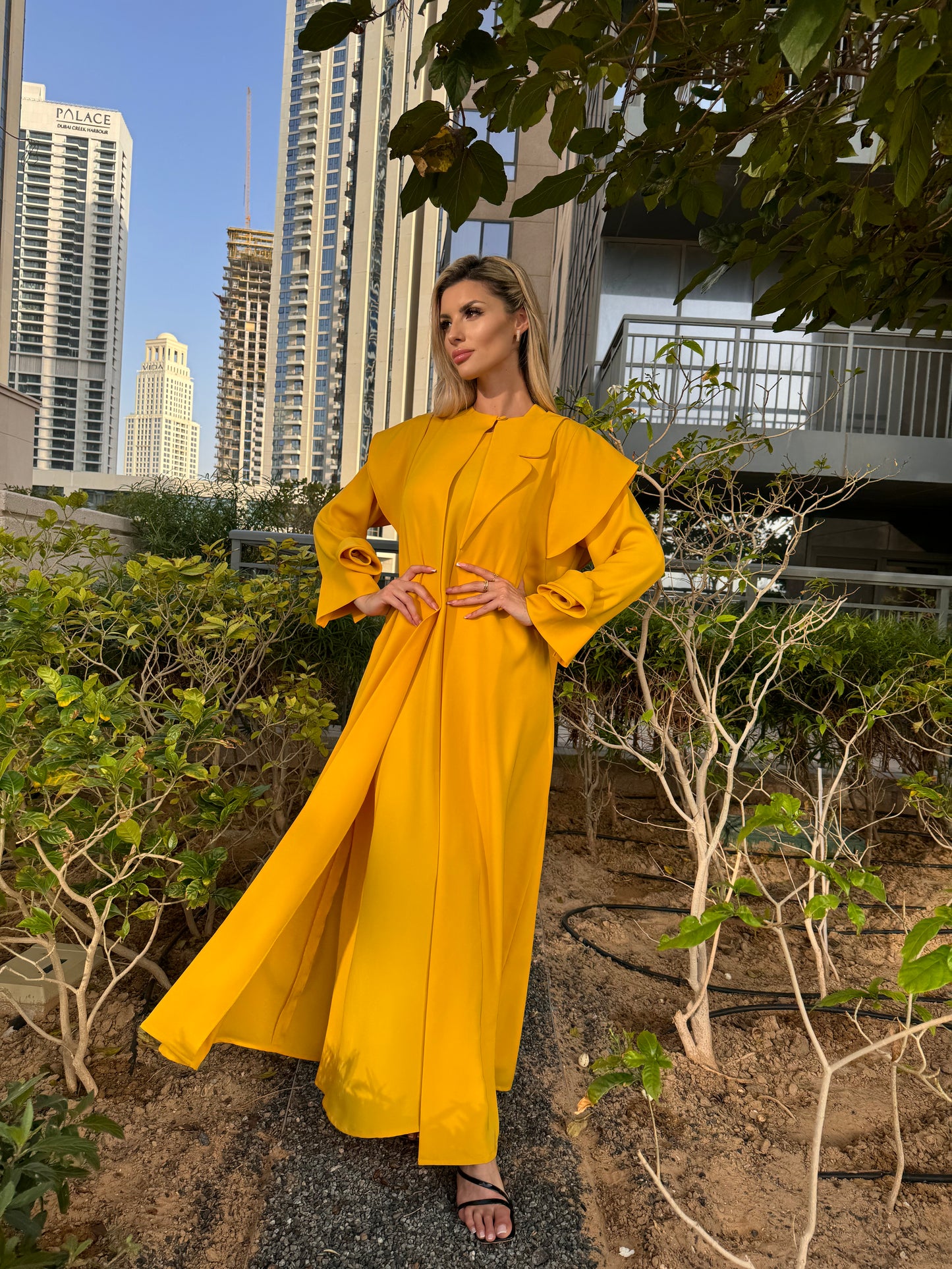Yellow Abaya