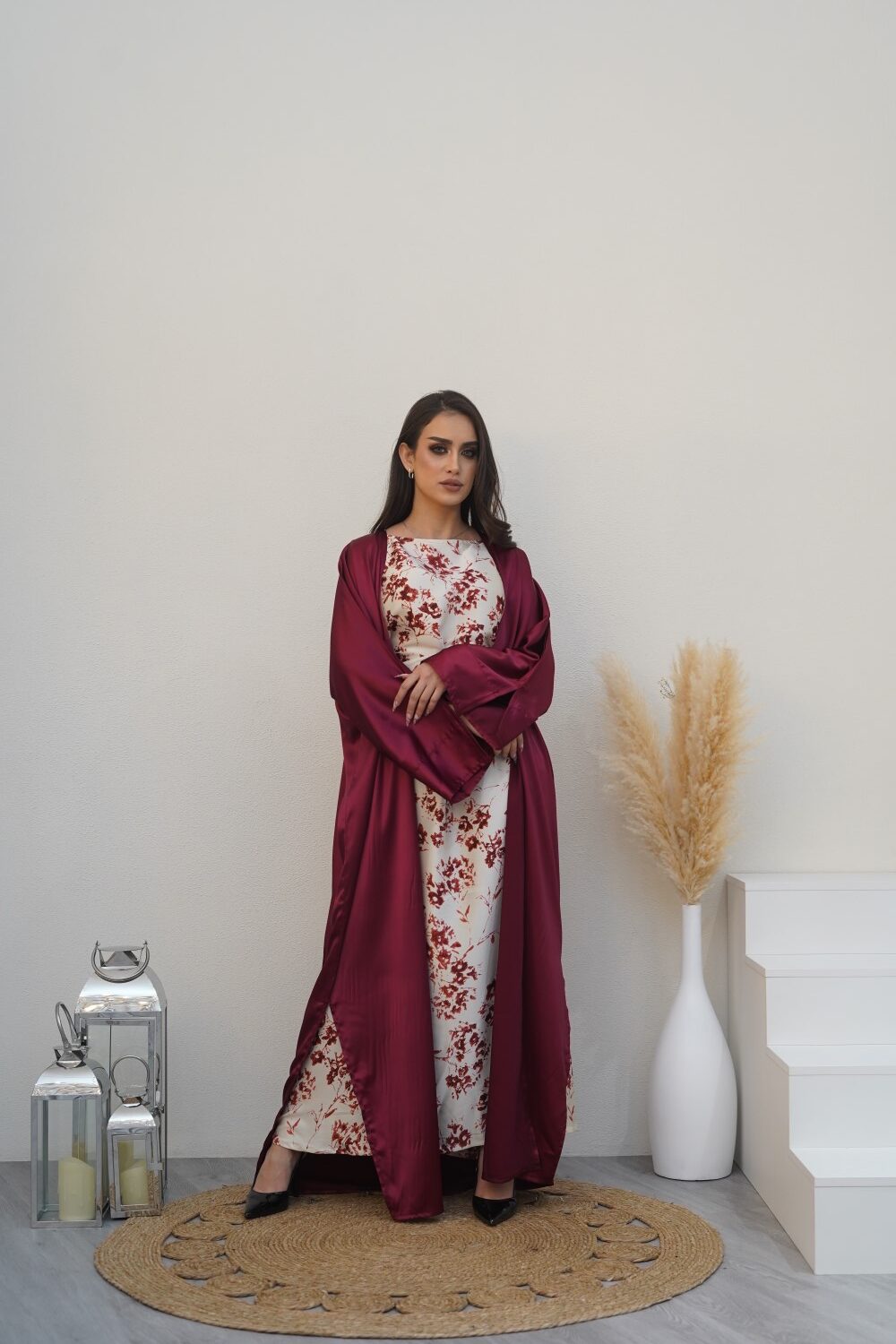 Royal Burgundy Bisht