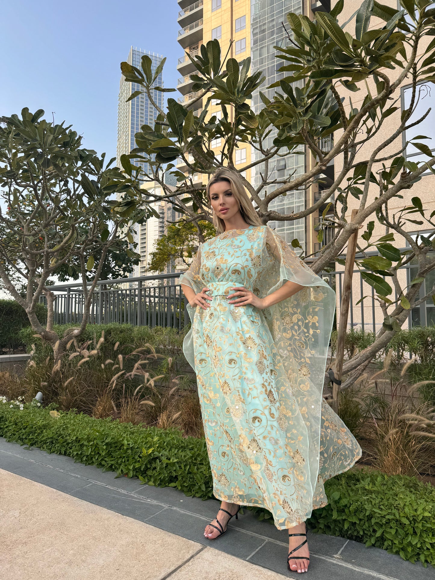 Light Blue Kaftan