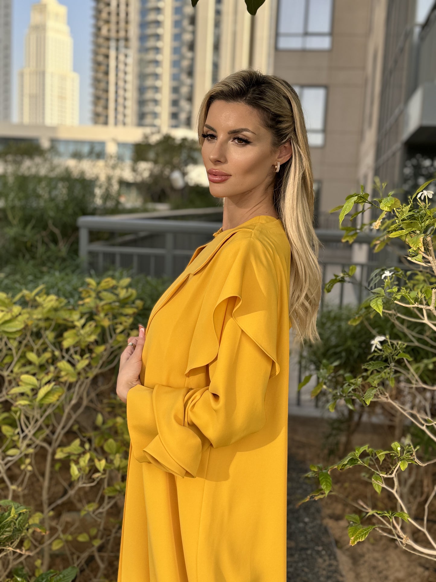 Yellow Abaya