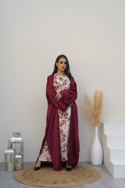 Royal Burgundy Bisht