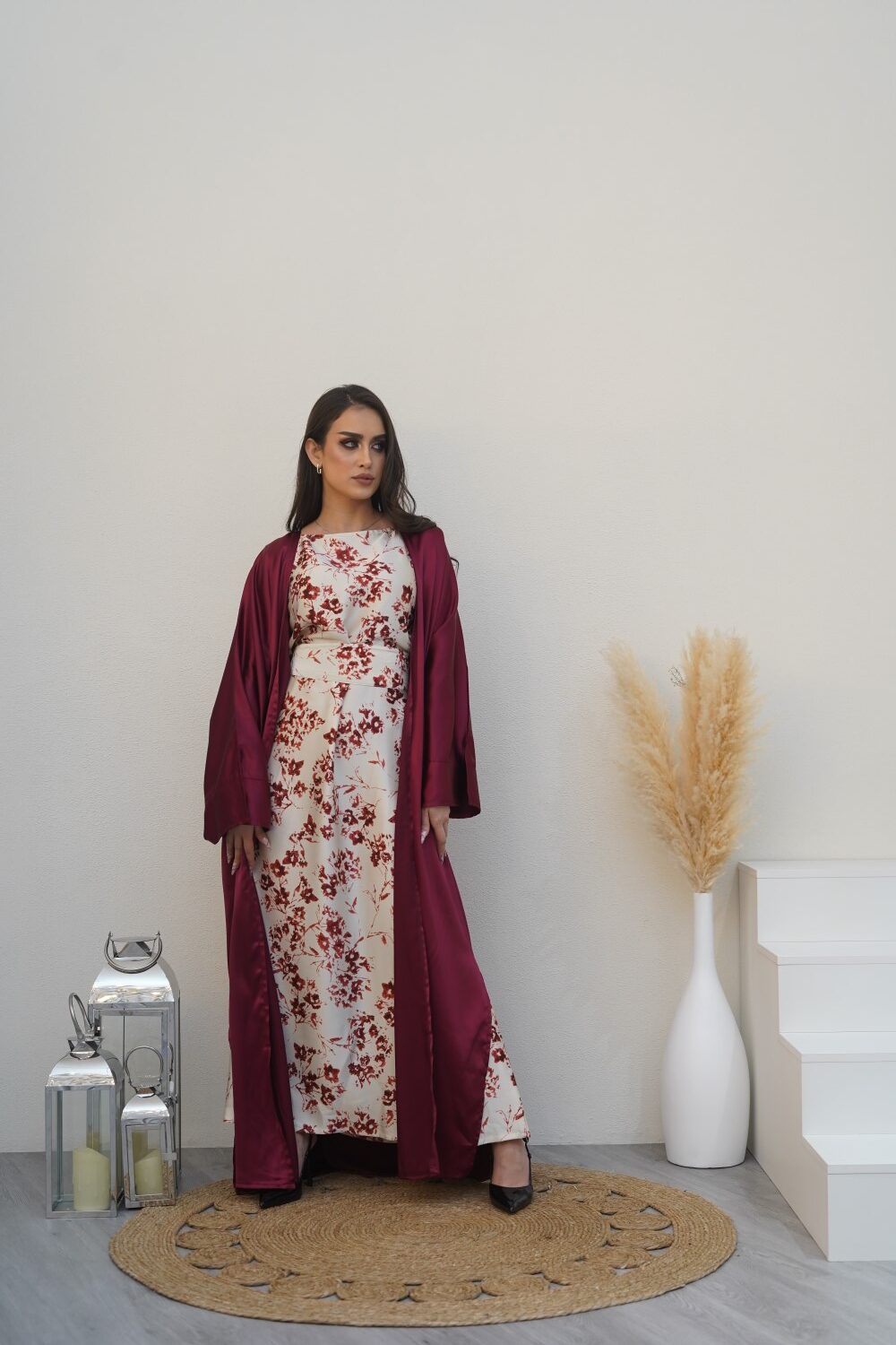 Royal Burgundy Bisht