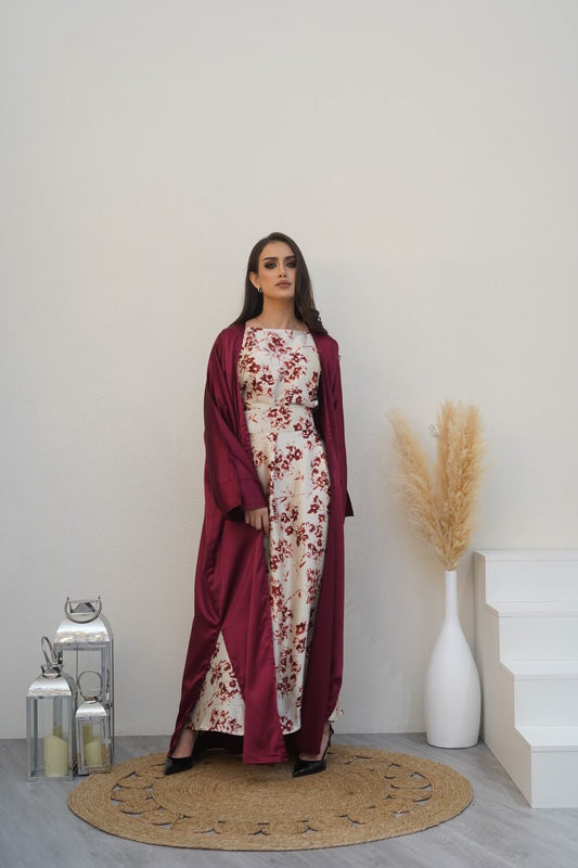 Royal Burgundy Bisht
